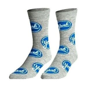 York Peppermint Patty Novelty Crew Length Socks Men's Size 6-12 Odd Sox